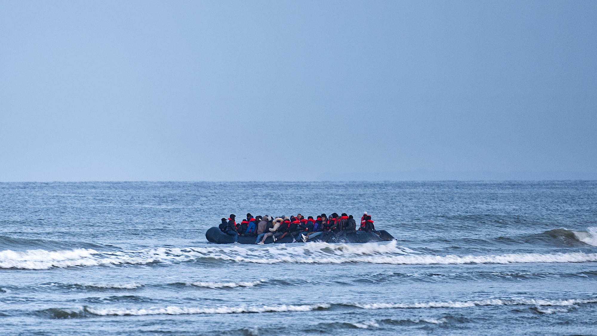 Refugees small boats
